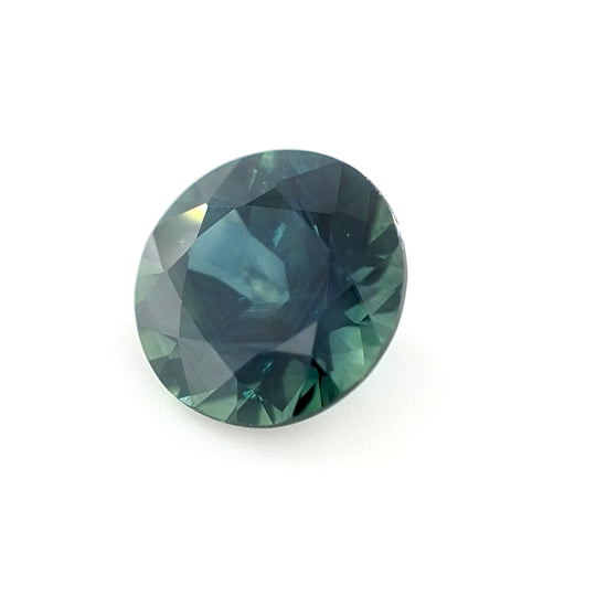 1.94ct Australian Sapphire, Parti Teal, Blue, Green - Round
