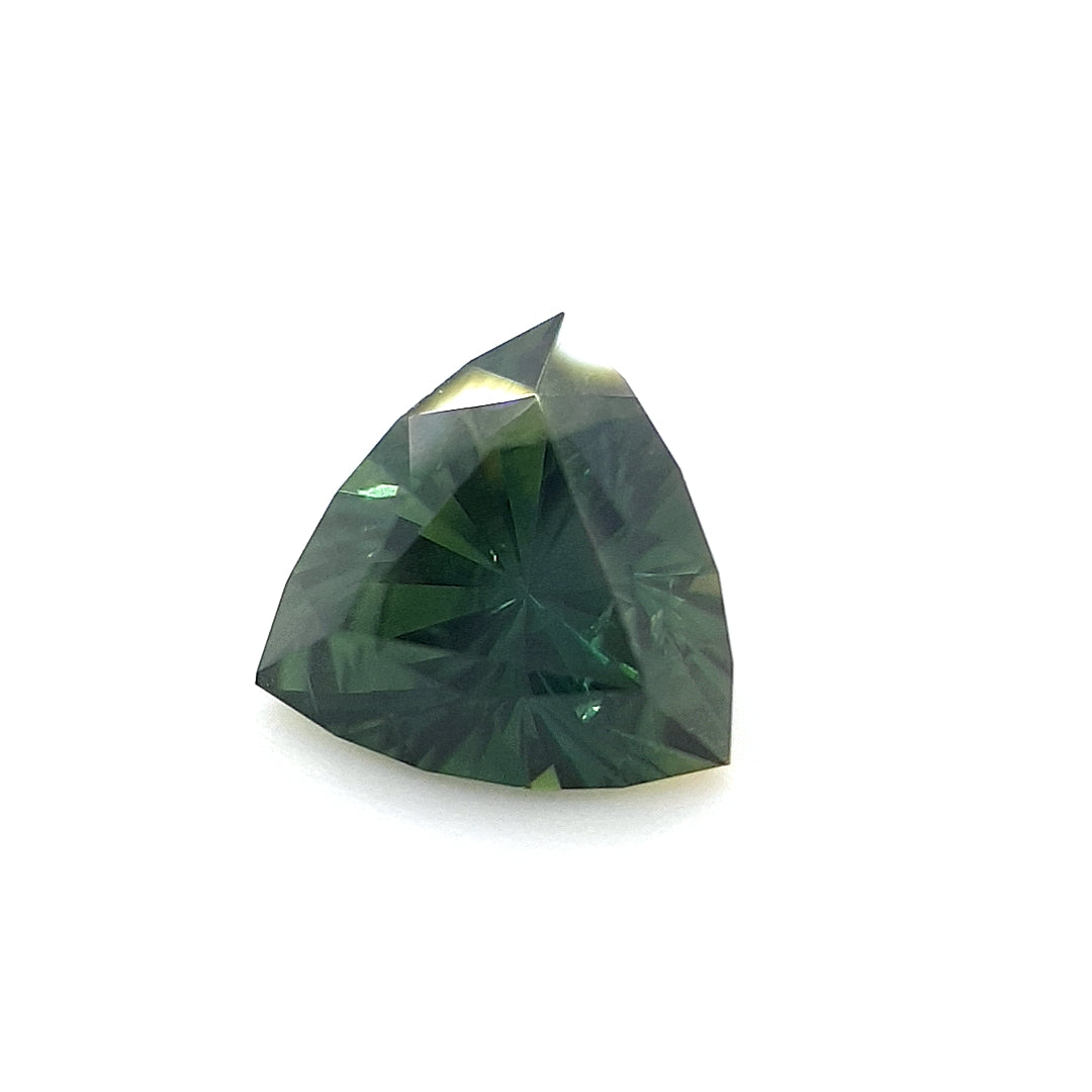 1.04ct Australian Sapphire, Green, Teal - Trillion