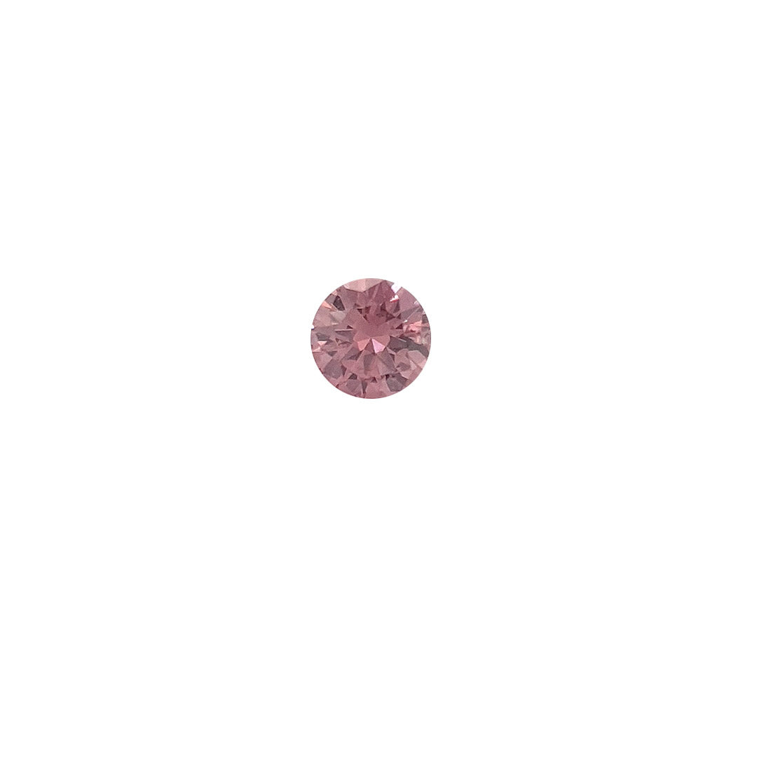 0.037ct Australian Pink Argyle Diamond 4PR SI1 - Round