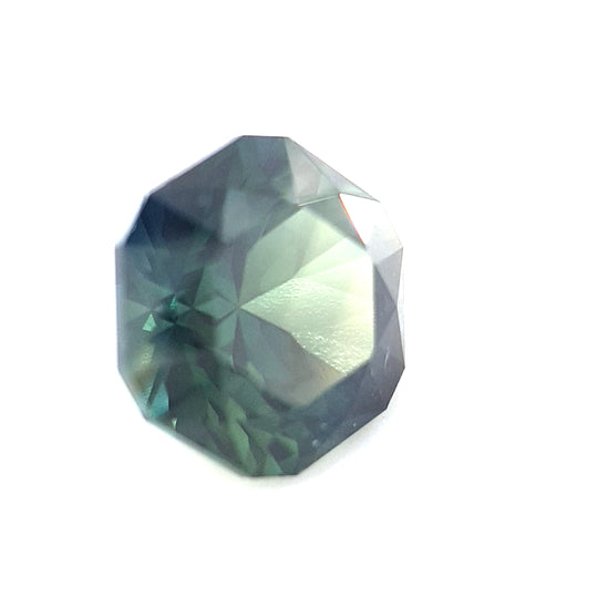 2.20ct Australian Sapphire, Parti, Blue, Green - Hexagon