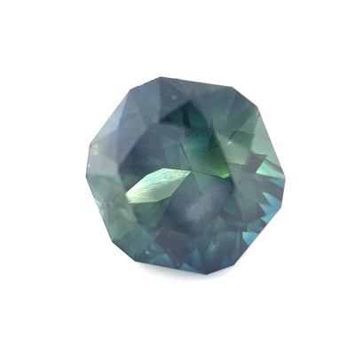 2.20ct Australian Sapphire, Parti, Blue, Green - Hexagon