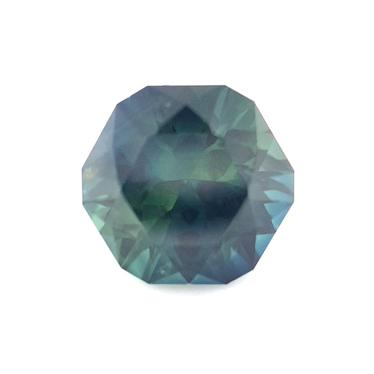 2.20ct Australian Sapphire, Parti, Blue, Green - Hexagon