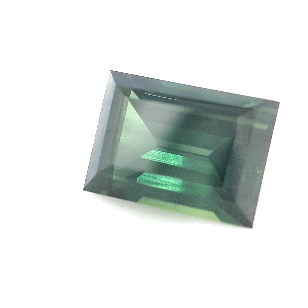 2.11ct Australian Sapphire, Parti, Blue, Green - Baguette