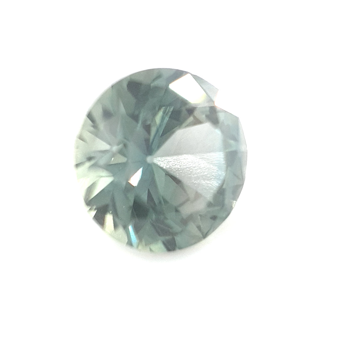 2.11ct Australian Sapphire, Teal, Green, Blue - Round