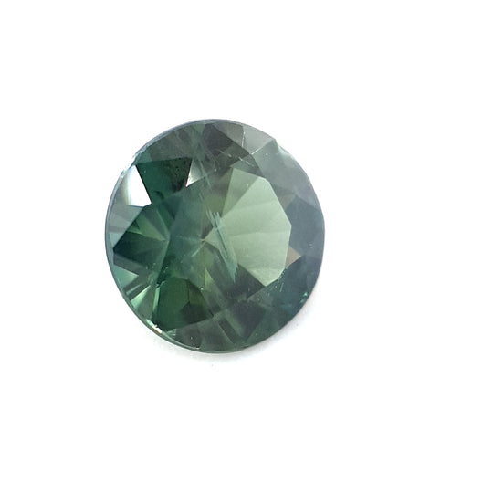 0.97ct Australian Sapphire, Blue, Teal, Green Parti - Round