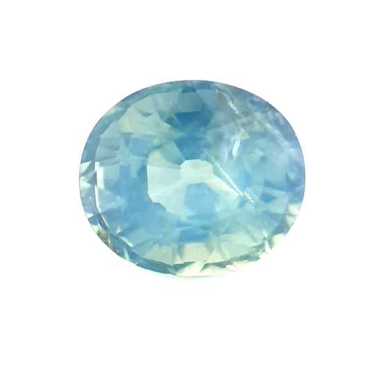 1.08ct Australian Sapphire, Opalescent Parti, Teal, Blue - Oval