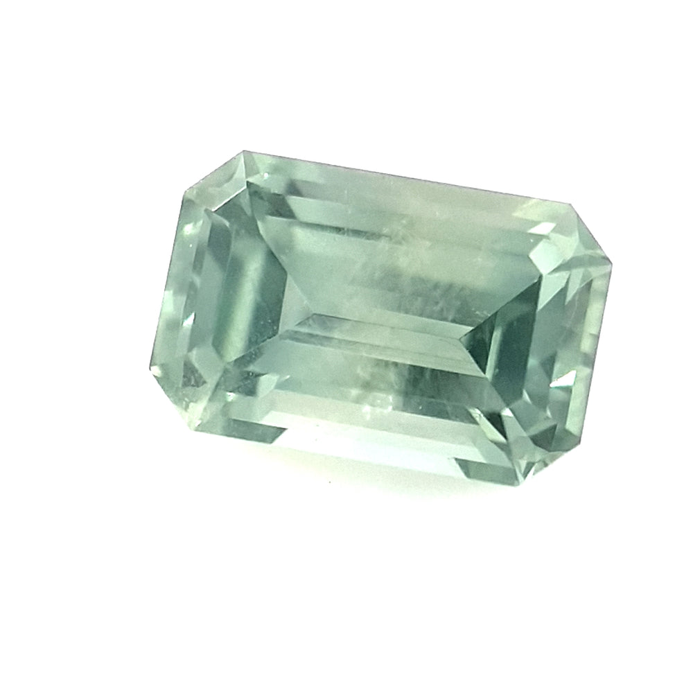 1.14ct Australian Sapphire, Green, Teal - Emerald Cut