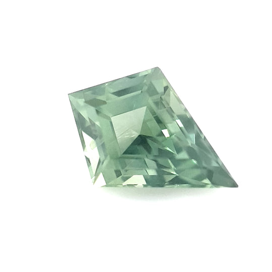 1.04ct Australian Sapphire, Green, Teal - Kite