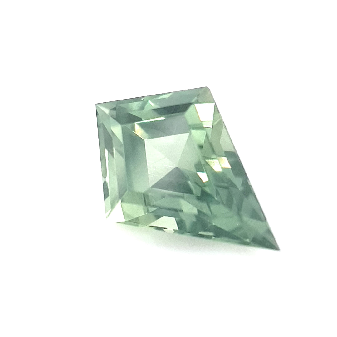 1.04ct Australian Sapphire, Green, Teal - Kite