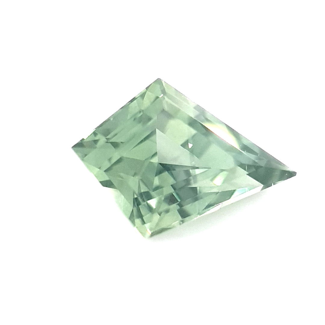 1.04ct Australian Sapphire, Green, Teal - Kite