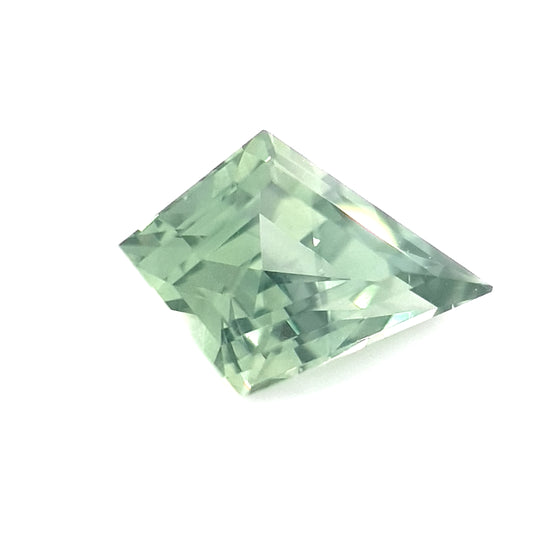 1.04ct Australian Sapphire, Green, Teal - Kite