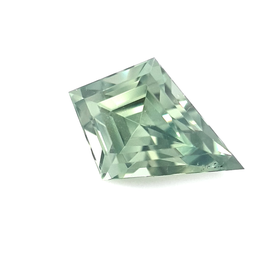1.02ct Australian Sapphire, Green, Teal - Kite