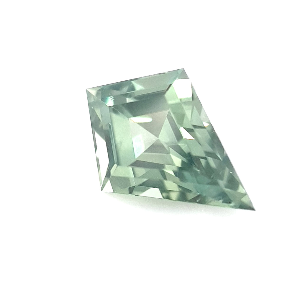 1.02ct Australian Sapphire, Green, Teal - Kite