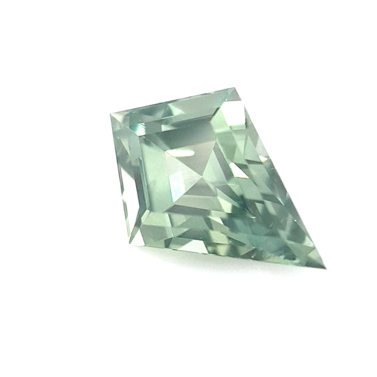 1.02ct Australian Sapphire, Green, Teal - Kite