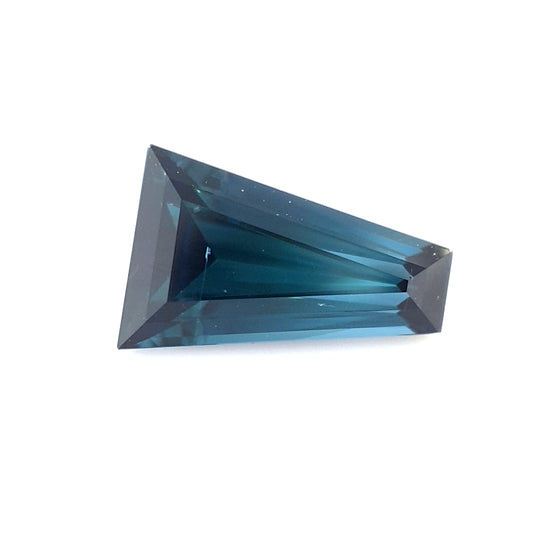 1.75ct Australian Sapphire, Blue, Teal - Tapered Baguette
