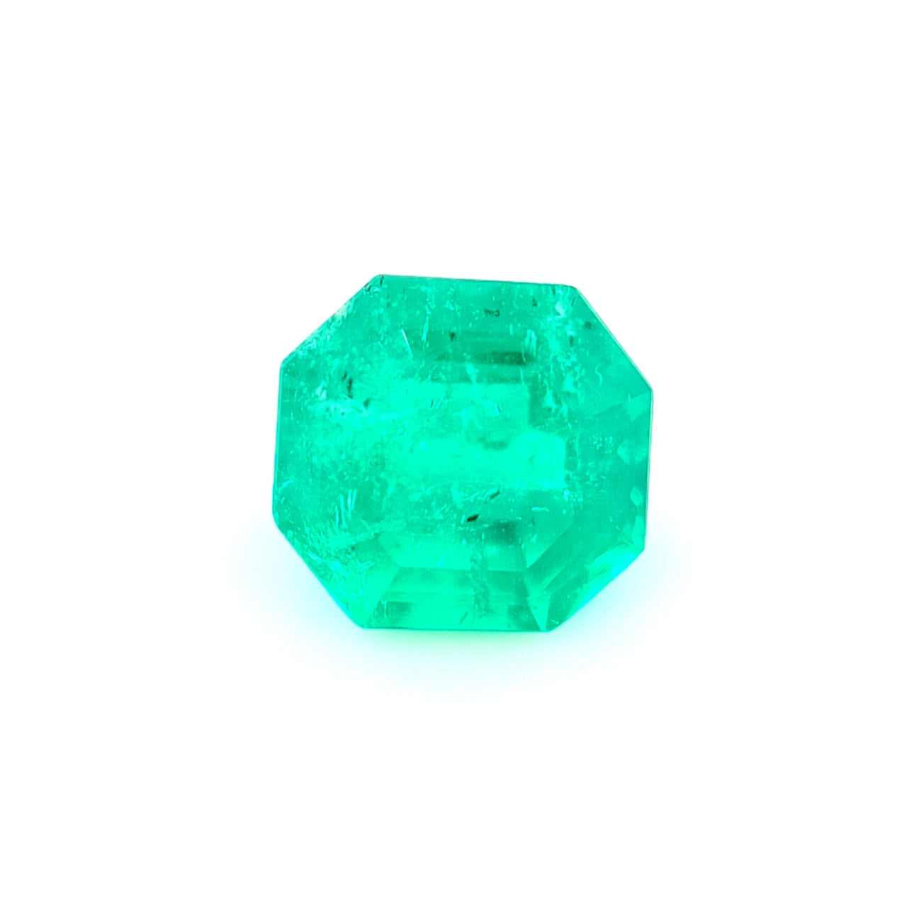1.06ct Columbian Emerald, Green - Emerald cut