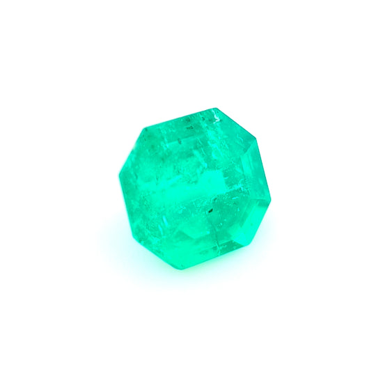 1.06ct Columbian Emerald, Green - Emerald cut