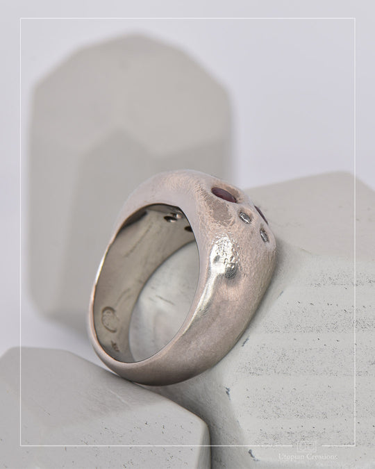 Celestria - Tanzanian Rubies and a Mix of Australian Argyle and Recycled Diamonds