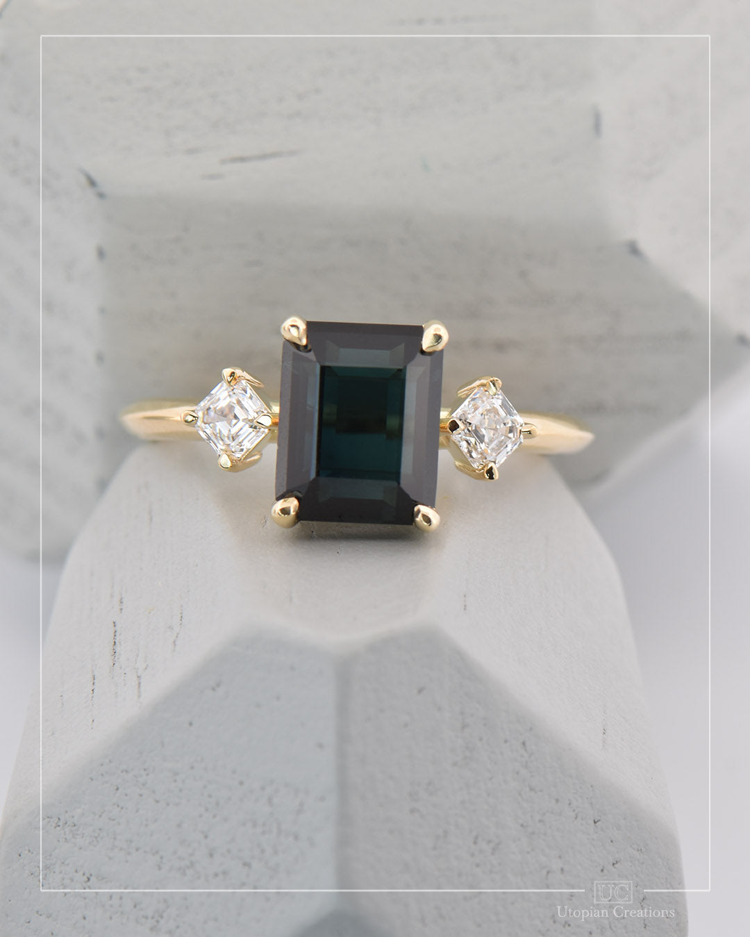 Kayea Australian Sapphire - Teal Green