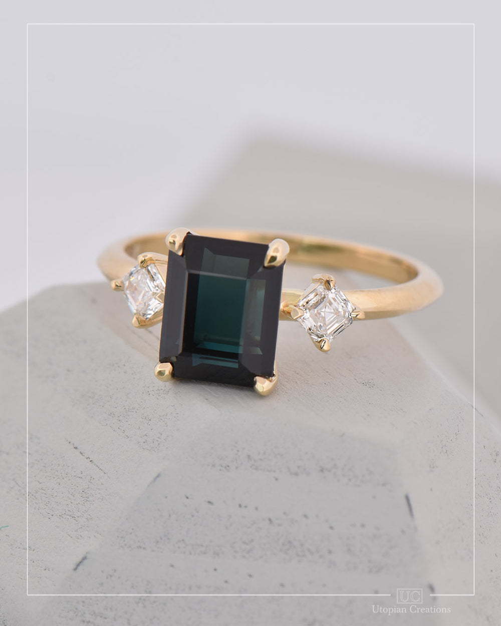 Kayea Australian Sapphire - Teal Green