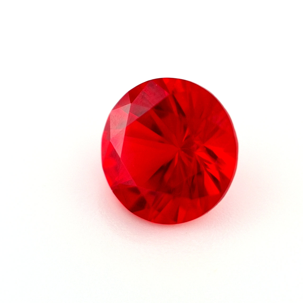 1.07ct Lab Created Ruby Red - Round