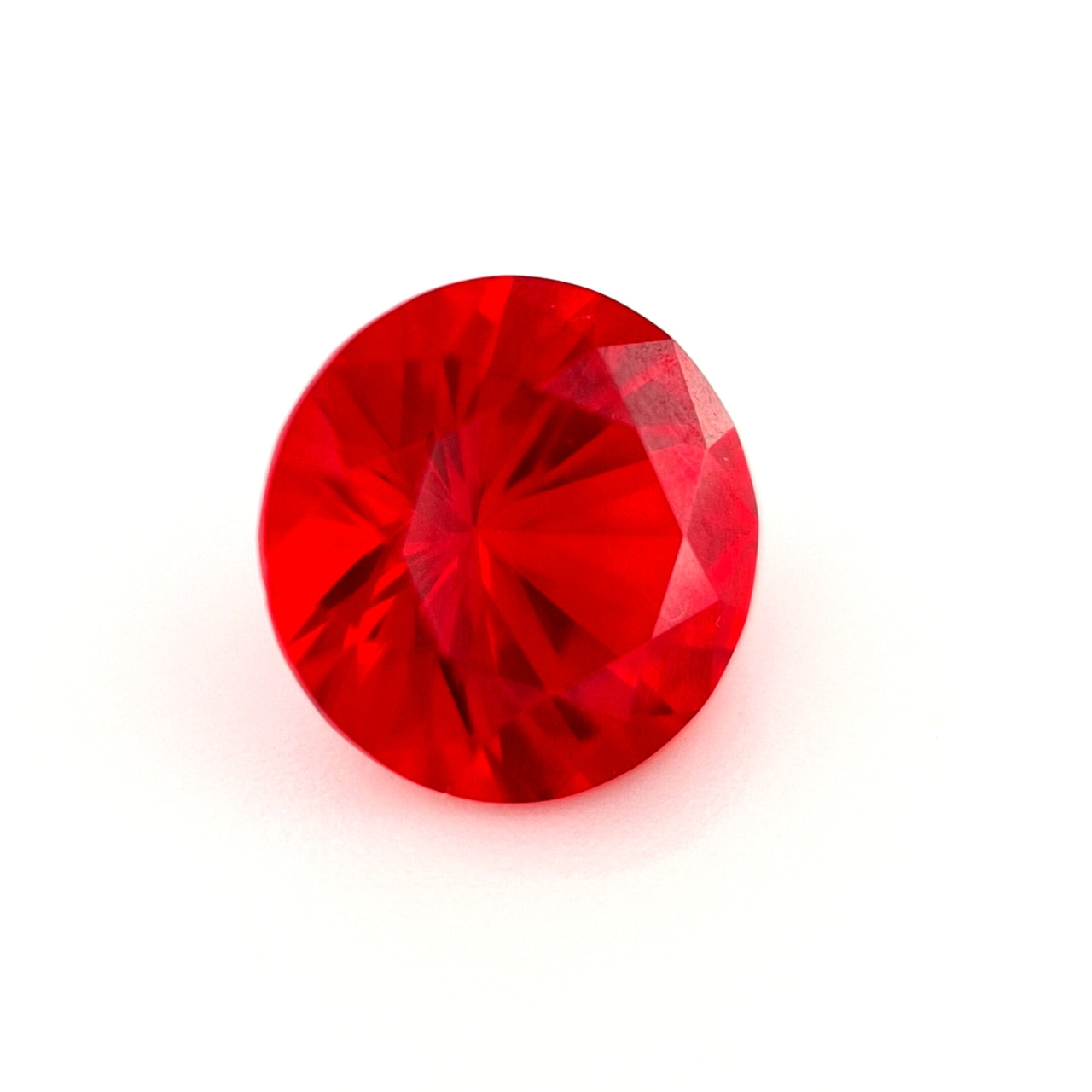 1.07ct Lab Created Ruby Red - Round