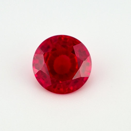 1.92ct Lab Created Ruby Red - Round