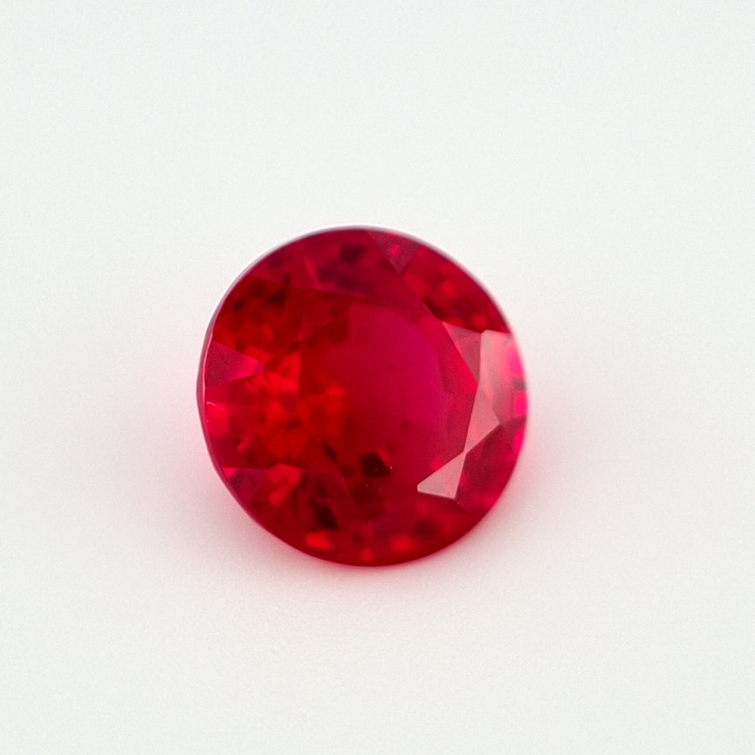1.92ct Lab Created Ruby Red - Round