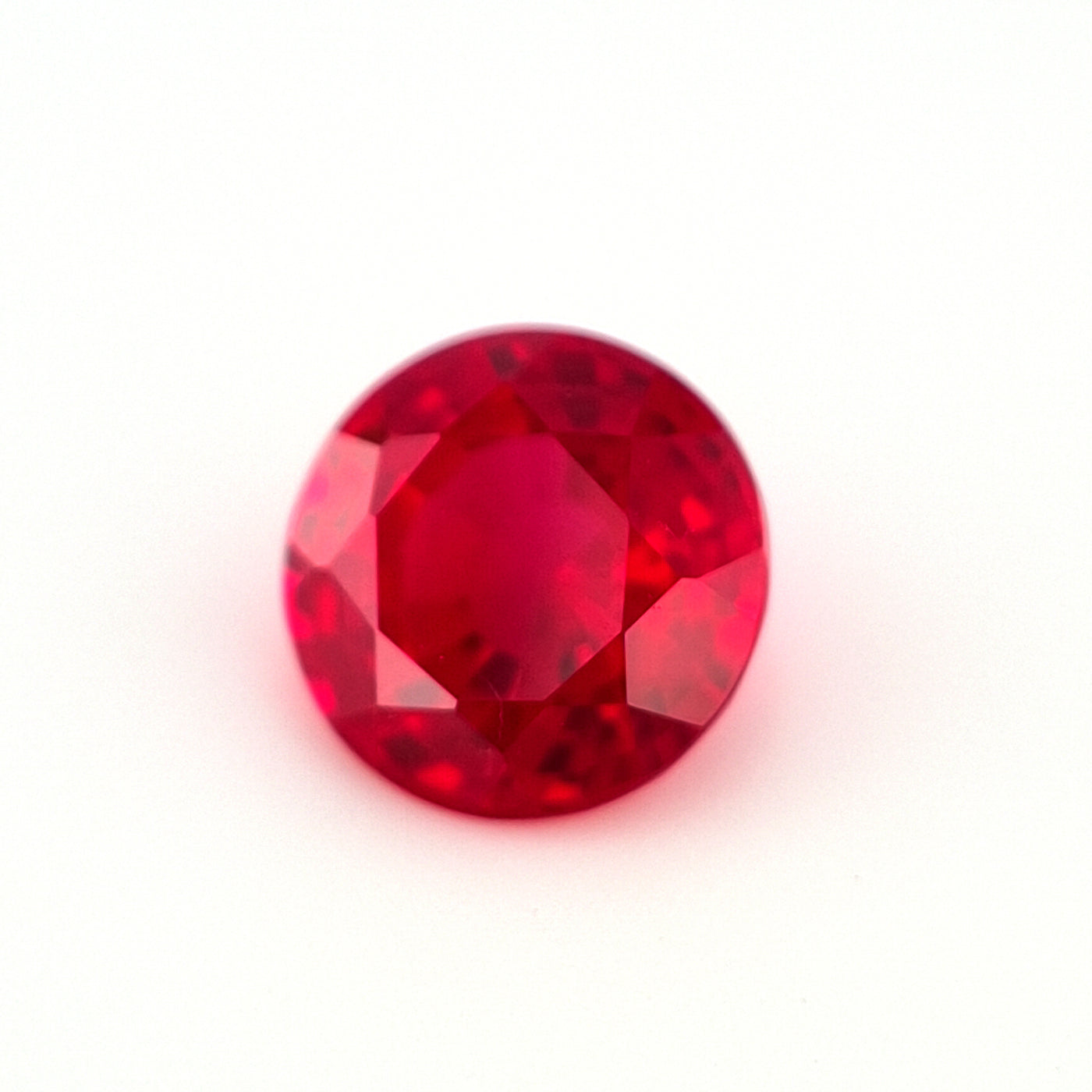 1.92ct Lab Created Ruby Red - Round