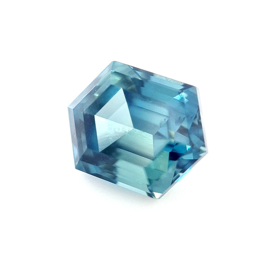 1.91ct Nigerian Sapphire, Blue - Hexagon