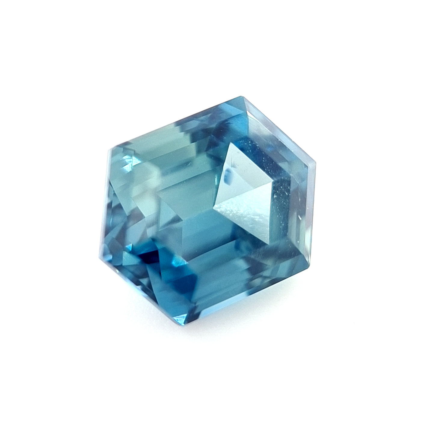 1.91ct Nigerian Sapphire, Blue - Hexagon