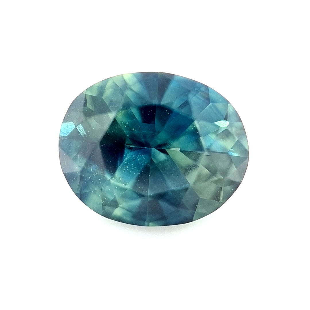 Nigerian Sapphire | 1.61ct, Oval, Teal, Blue