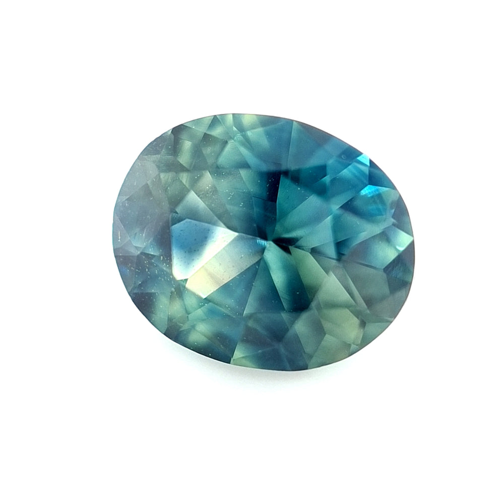 Nigerian Sapphire | 1.61ct, Oval, Teal, Blue