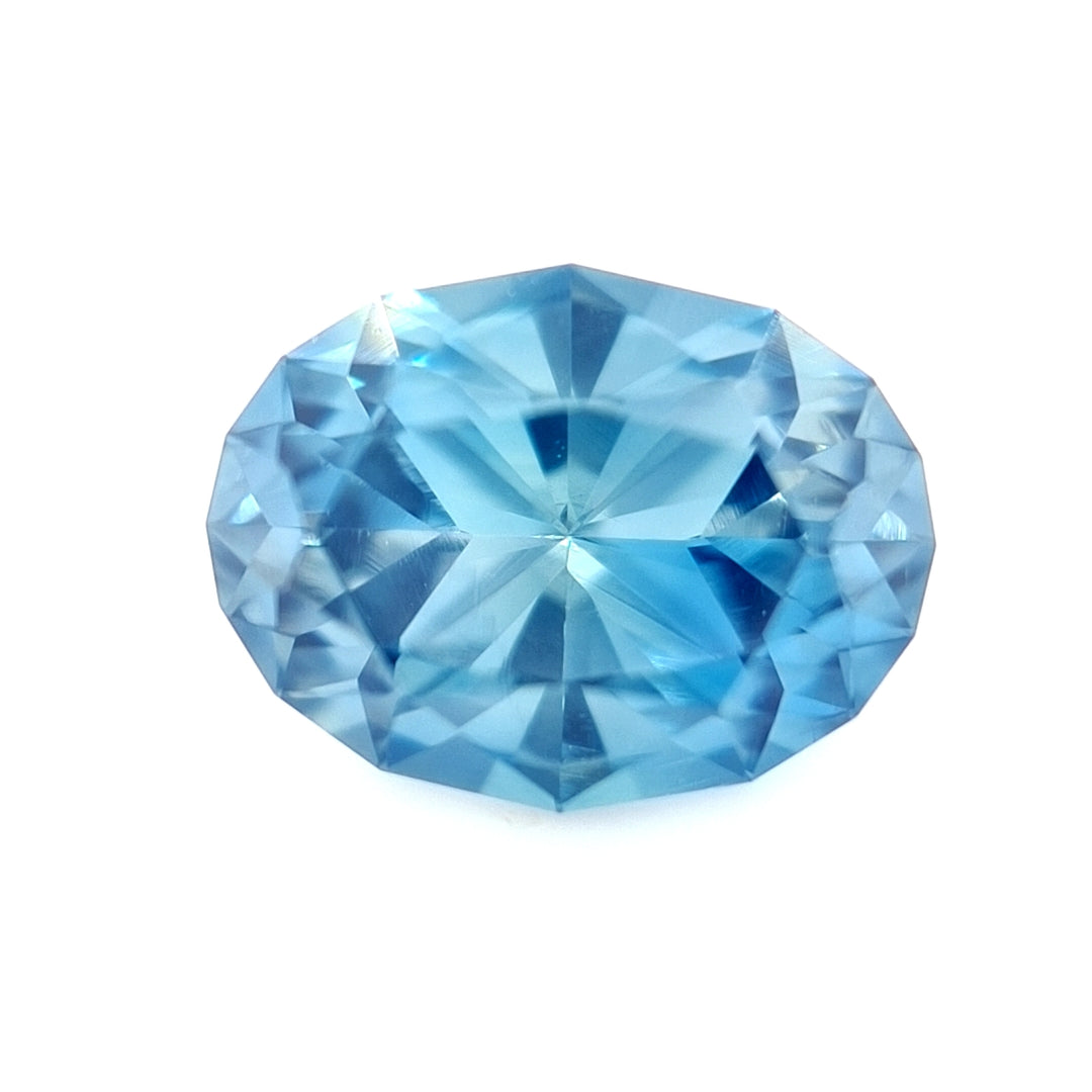 1.97ct Nigerian Sapphire, Aqua Blue - Oval
