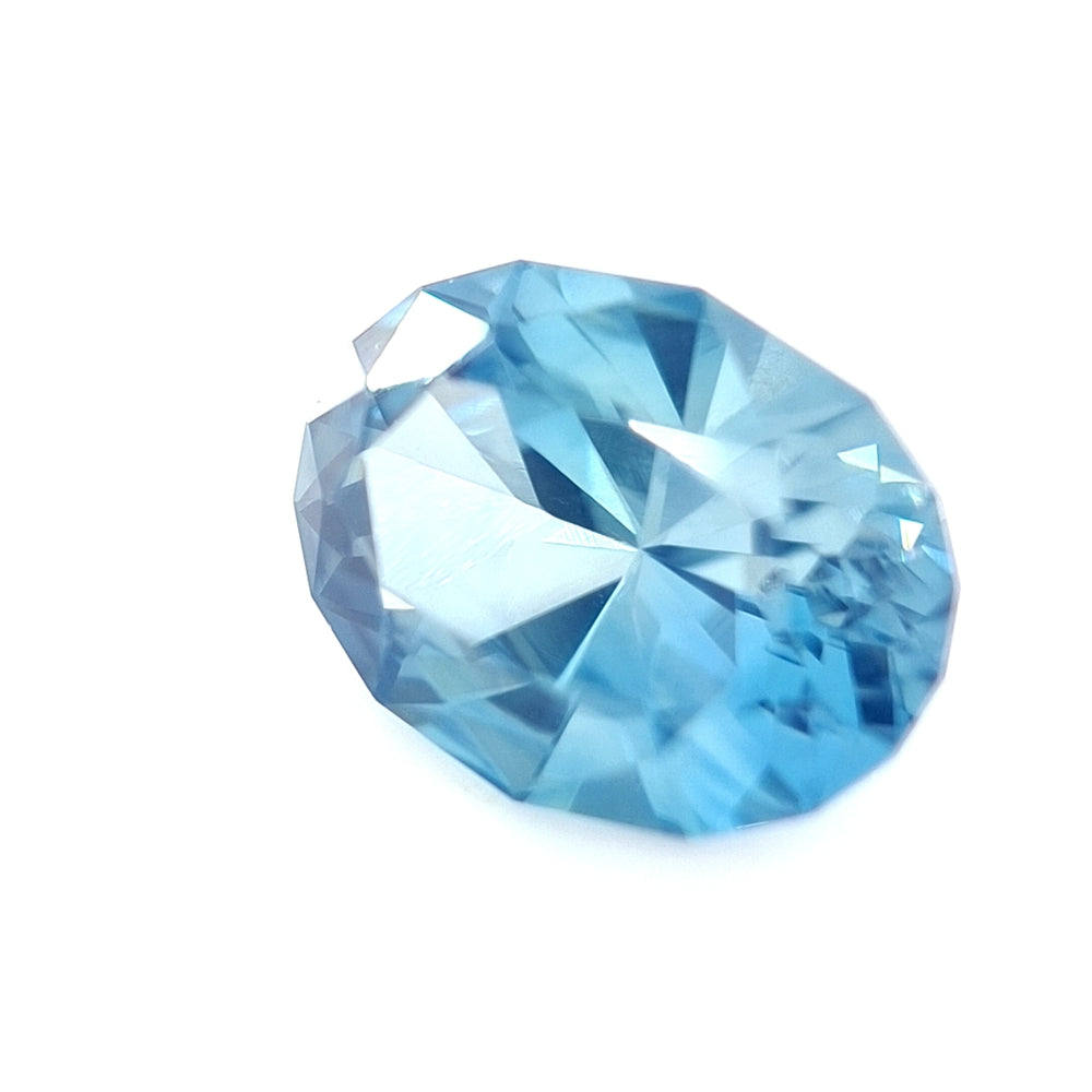 1.97ct Nigerian Sapphire, Aqua Blue - Oval