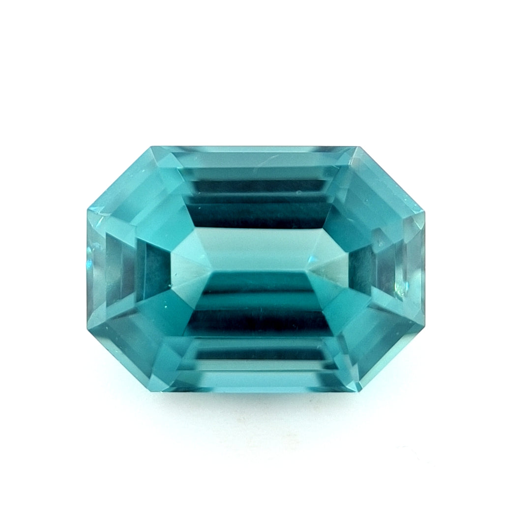1.49ct Nigerian Tourmaline, Indicolite Blue - Emerald Cut