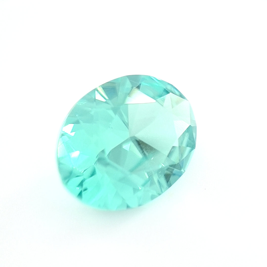 2.89ct Nigerian Tourmaline, Blue, teal - Oval Cut