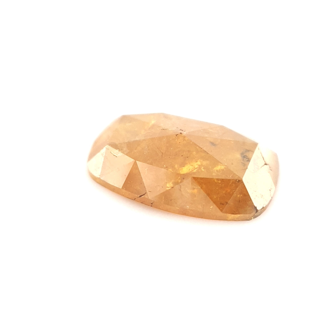 1.60ct Orange Botswana Salt and Pepper Diamond - Oval Rose Cut