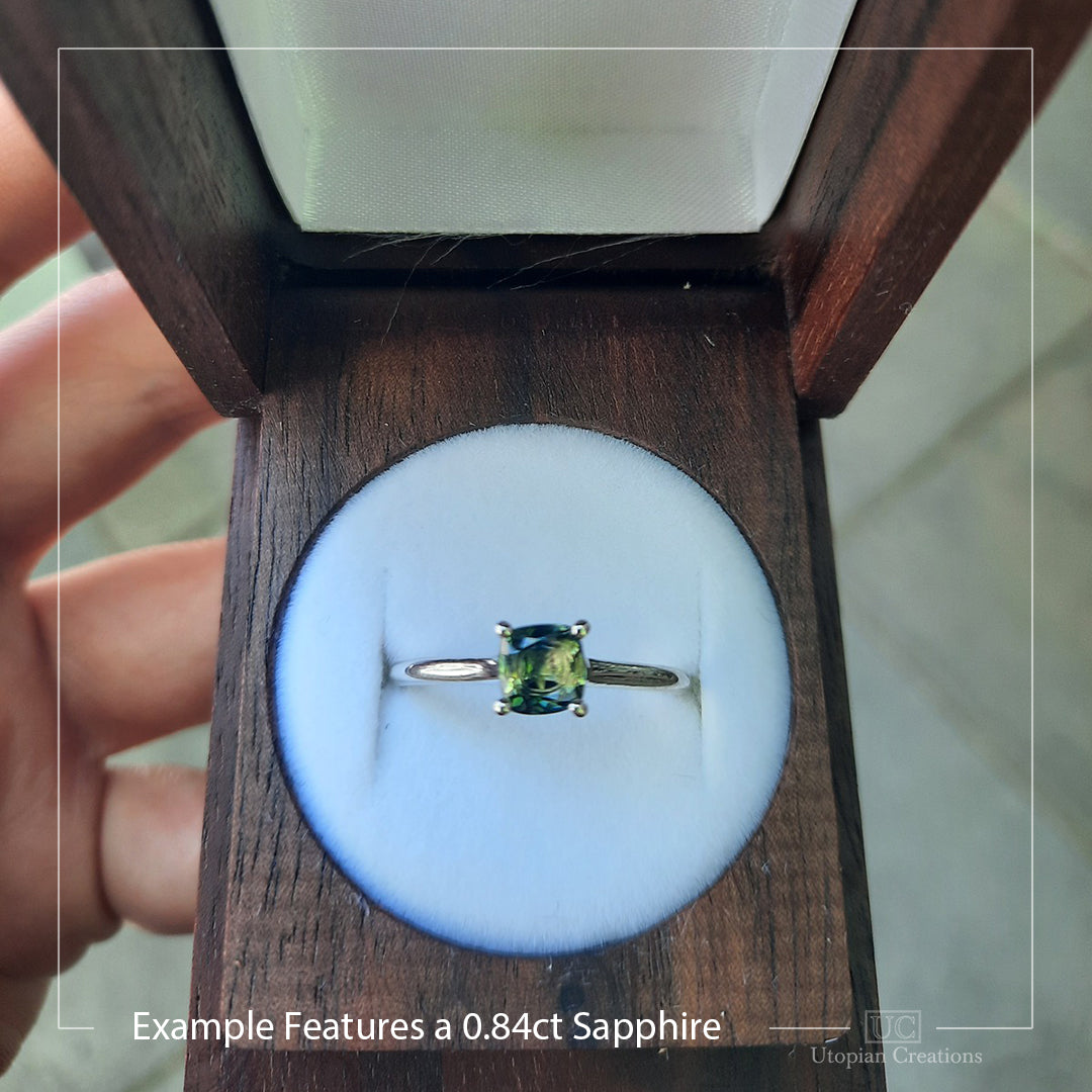 Proposal Ring - Ring Only, Choose The Main Gemstone Separately