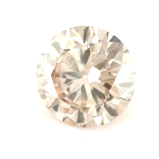 0.73ct Light Champagne Diamond - Round