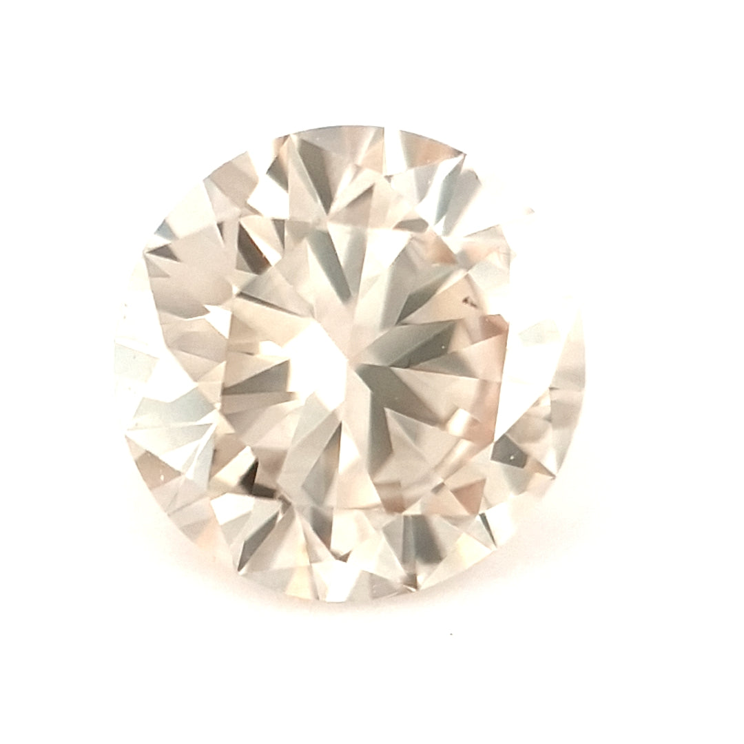 0.73ct Light Champagne Diamond - Round
