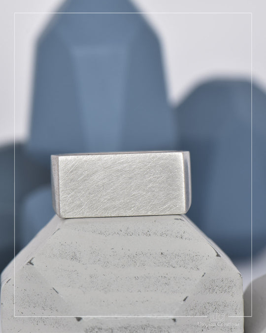 Signet Ring, Rectangular East West