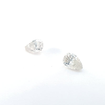 0.28ct Vintage Diamond Pair - Pear