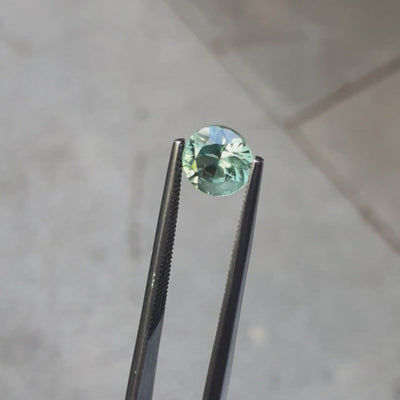 1.76ct Australian Sapphire, Teal, Green, Blue - Round