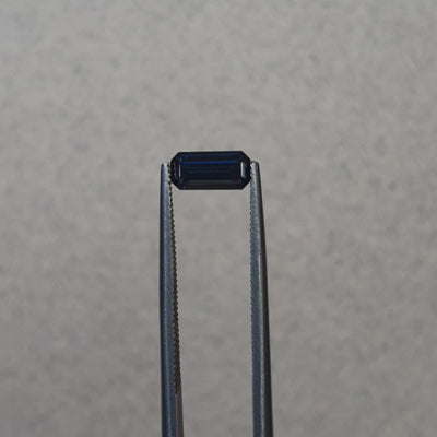 1.07ct Australian Sapphire, Blue - Emerald Cut