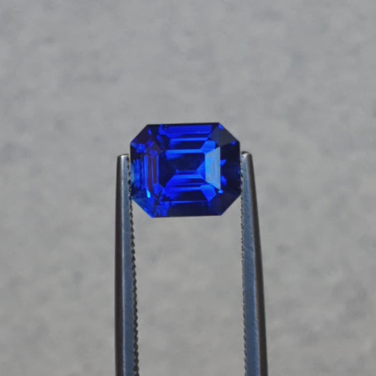 2.38ct Sri Lankan Sapphire, Blue - Emerald Cut