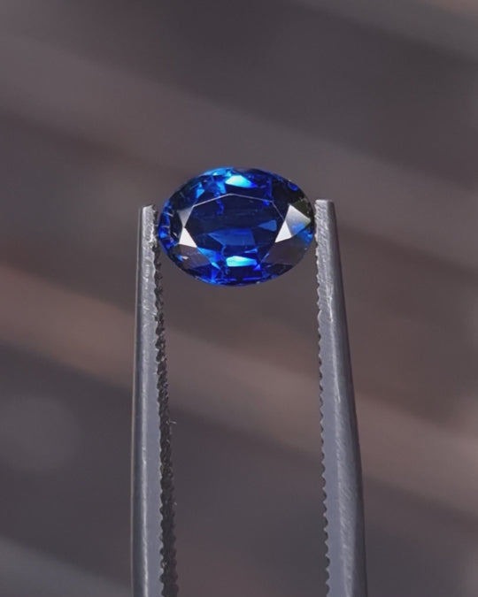 0.86ct Australian Sapphire, Blue - Oval Cut