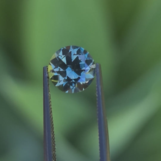 2.11ct Australian Sapphire, Teal, Green, Blue - Round