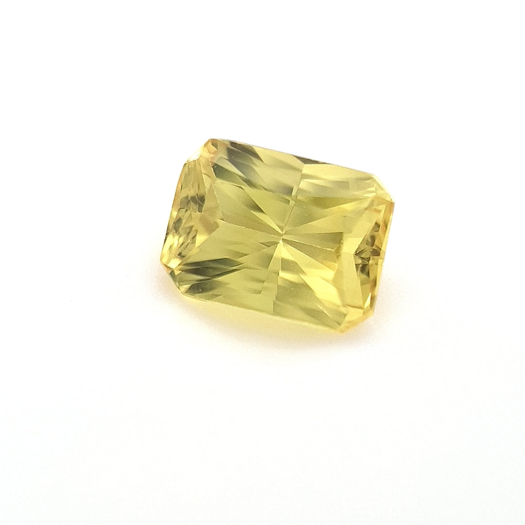 0.85ct Australian Sapphire, Yellow - Radiant Cut