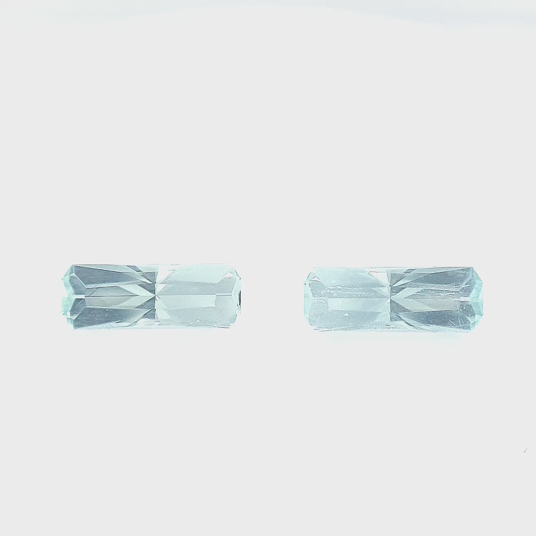 1.34ct Australian Aquamarine - Scissor Cut
